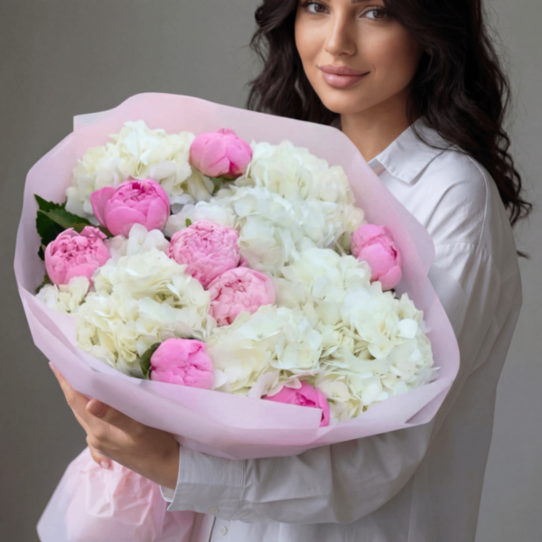 Букет "Белый зефир"